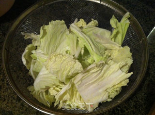 醋溜白菜的做法步骤：2
