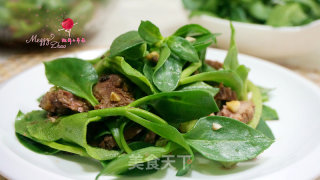 鲜蔬拌牛肉的做法步骤：6