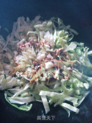 炒饼的做法步骤：6