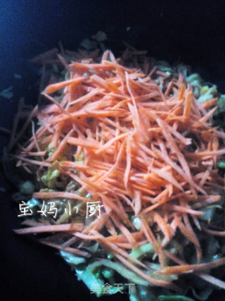 炒饼的做法步骤：7
