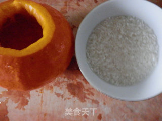 金瓜大米饭的做法步骤：2
