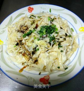 豆腐衣拌金针菇的做法步骤：5