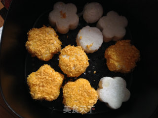 炸芋花的做法步骤：13