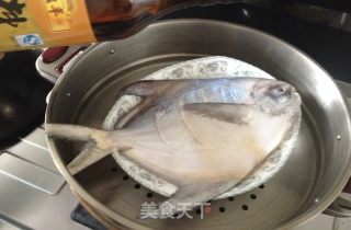 葱油鲳鳊鱼的做法步骤：6