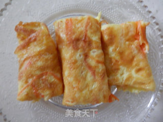 胡罗卜蛋卷的做法步骤：8
