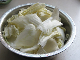 肉丝白菜的做法步骤：2