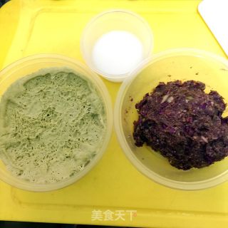 抹茶生煎包的做法步骤：1