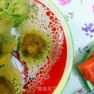 抹茶生煎包的做法步骤：12