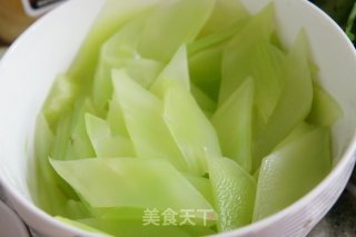 培根肉炒笋片的做法步骤：4