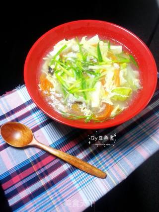 西红柿蛋花汤的做法步骤：8