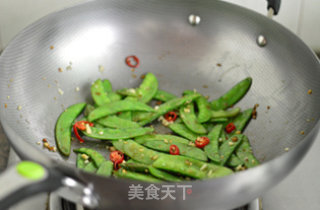 蒜香荷兰豆的做法步骤：8