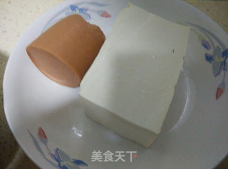 青菜豆腐汤的做法步骤：1