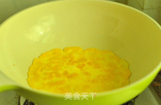 双椒蛋丝的做法步骤：3