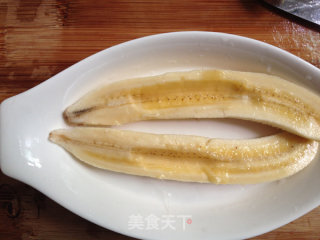 香蕉船的做法步骤：3