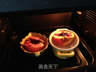 蓝莓酱烤苹果的做法步骤：8