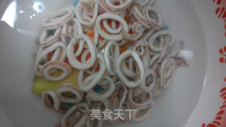葱香鱿鱼圈的做法步骤：3