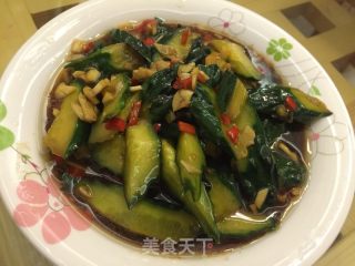 爽口拌黄瓜的做法步骤：4