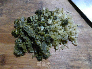 开洋雪菜炒冬笋的做法步骤：3