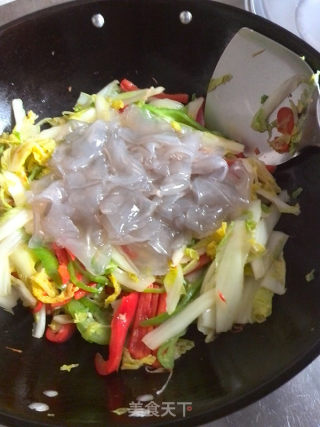 清炒娃娃菜的做法步骤：9