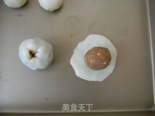 冰皮红糖雪豆月饼的做法步骤：10