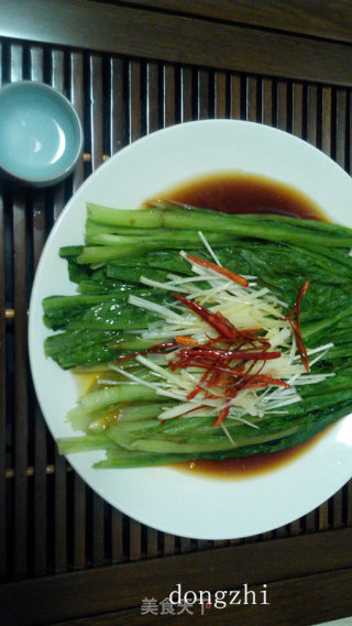 香灼油麦菜的做法步骤：6