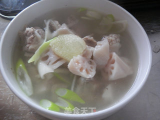 莲菜排骨汤的做法步骤：8