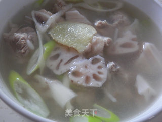 莲菜排骨汤的做法步骤：10