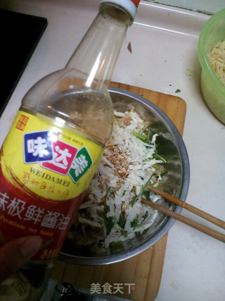 白菜拌海蜇的做法步骤：5
