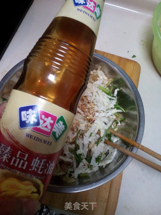 白菜拌海蜇的做法步骤：7