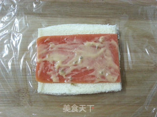 儿童餐——黄金吐司卷的做法步骤：12