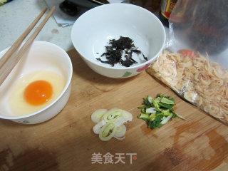虾皮紫菜蛋汤的做法步骤：1