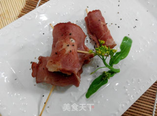 培根杏鲍菇卷的做法步骤：6
