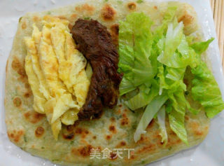 牛肉手抓饼的做法步骤：8