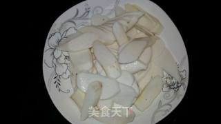 白灼山药的做法步骤：1