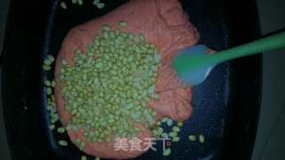 粉色花生牛扎糖的做法步骤：6