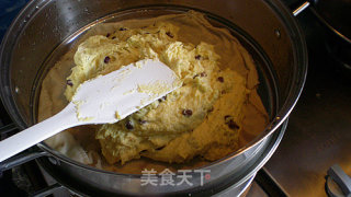 玉米面红豆发糕的做法步骤：5