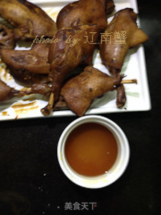 脆皮鸭腿的做法步骤：6