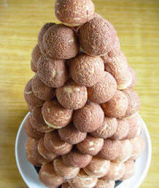 【酥皮巧克力拔丝泡芙塔】--- 殿堂级甜点的做法步骤：31