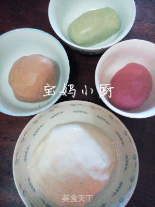 黑芝麻彩色汤圆的做法步骤：4