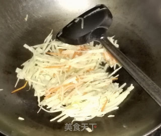 荠菜冬笋丝的做法步骤：5