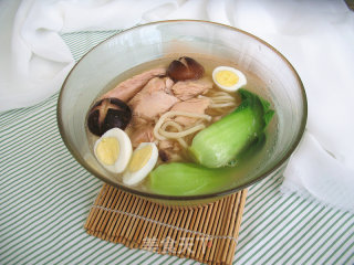 金枪鱼香菇面的做法步骤：5