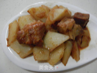 排骨烧土豆的做法步骤：9