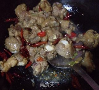 香辣板栗鸡的做法步骤：4