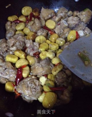 香辣板栗鸡的做法步骤：5