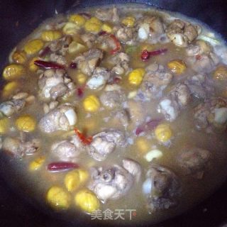 香辣板栗鸡的做法步骤：6