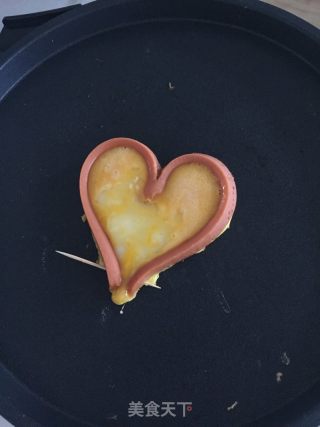 爱心煎蛋的做法步骤：2