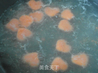 胡萝卜爱心汤圆的做法步骤：11