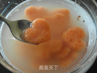 胡萝卜爱心汤圆的做法步骤：12