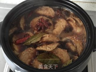 五香卤素鸡卷的做法步骤：14