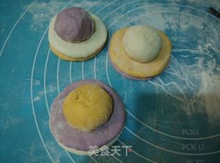 三色开花馒头的做法步骤：5